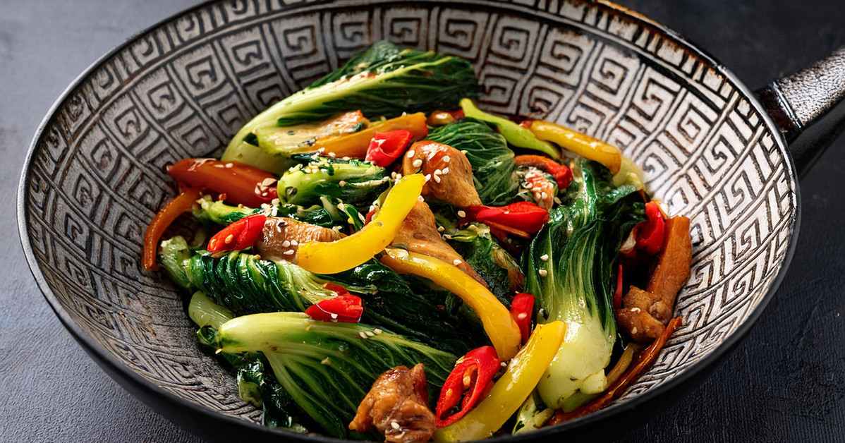 Asia Pfanne mit Pak Choi und Huhn - Bosshammerschhof - externe Rezepte ...