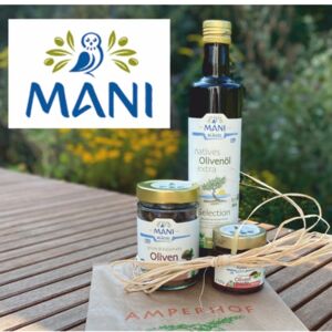 MANI natives Olivenöl extra, Selection