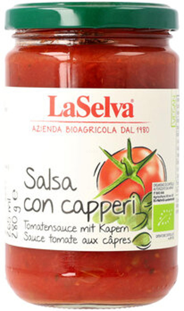 Produktfoto zu Tomatensauce mit Kapern 280 g