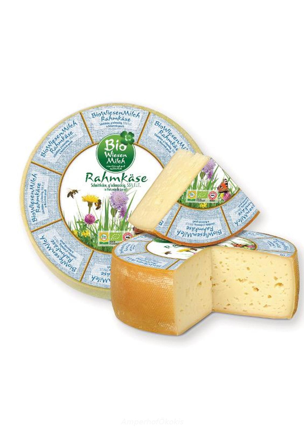 Produktfoto zu Wiesenmilch Rahmkäse 180g (Tilsiterart)