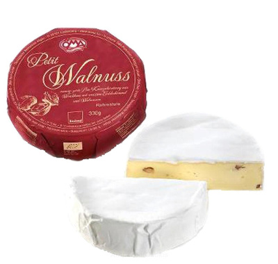 Produktfoto zu Brie Walnuss Petit 330g