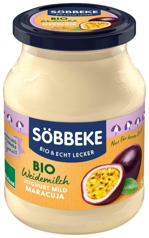 Produktfoto zu Sommerjoghurt Maracuja 500g Glas