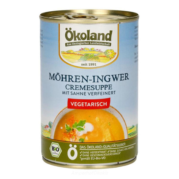 Produktfoto zu Möhren Ingwer Cremesuppe 400 g