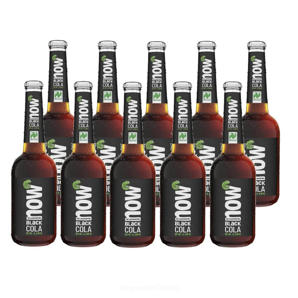 Produktfoto zu now Black Cola 10x0,33 l