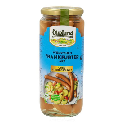 Produktfoto zu Würstchen im Glas Frankfurter Art 540 g