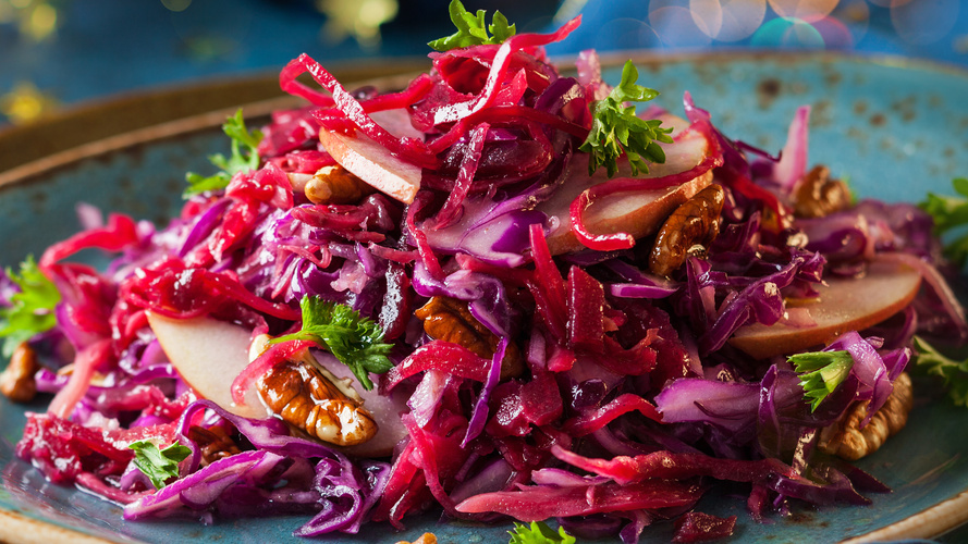 Rezeptbild für Rotkohl-Salat
