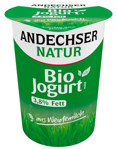 Produktfoto zu Joghurt mild natur 500g 3,8%