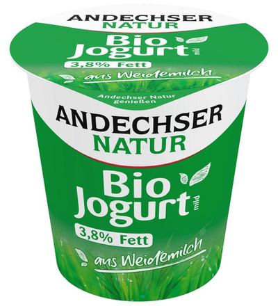 product photo for Joghurt mild natur 150g 3,8% Fett