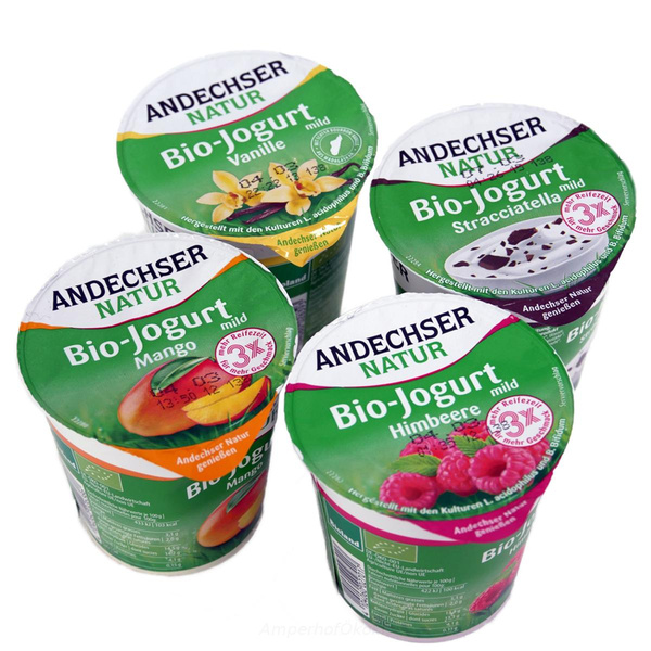 Produktfoto zu Andechs Joghurt Mix 4x150g