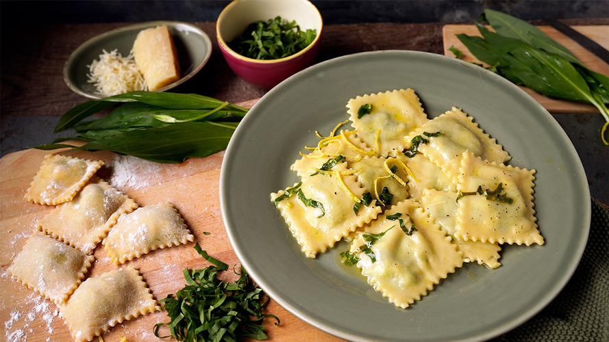 Rezeptbild für Bärlauch-Ravioli