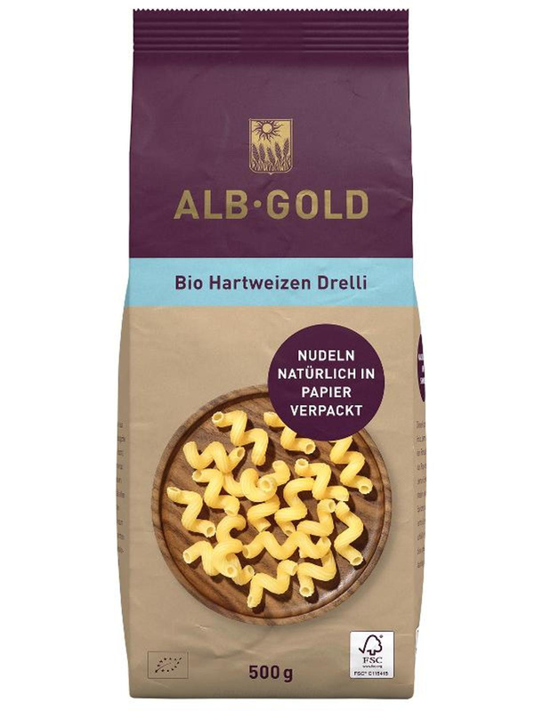 Produktfoto zu Albgold Nudeln Drelli 500 g