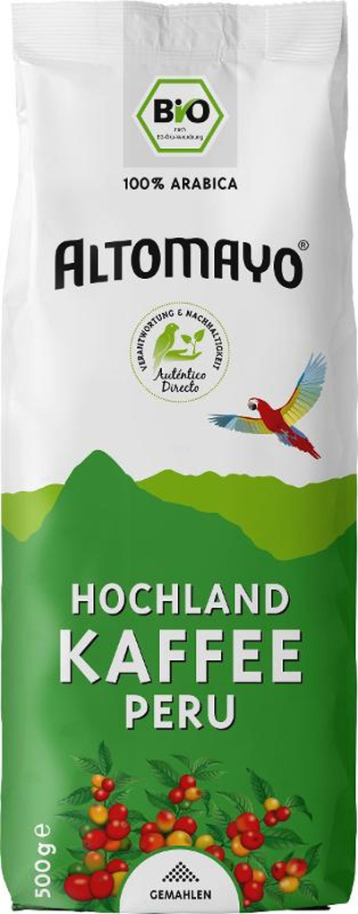 Produktfoto zu Altomayo Kaffee gemahlen 500 g