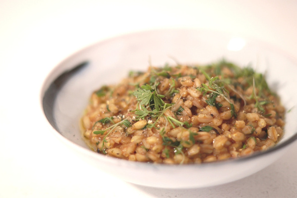 Kräuter-Dinkel-Risotto