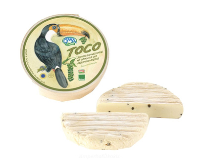 Produktfoto zu Toco Weichkäse mit grünem Pfeffer 180g