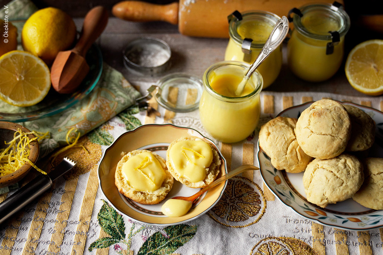 Rezeptbild für Scones & Lemon Curd