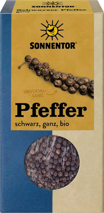 Produktfoto zu Pfeffer schwarz ganz 55 g