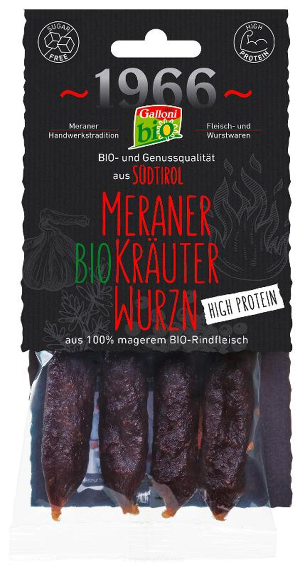 Produktfoto zu Kräuterwurzn 100% Beef 4St 100g