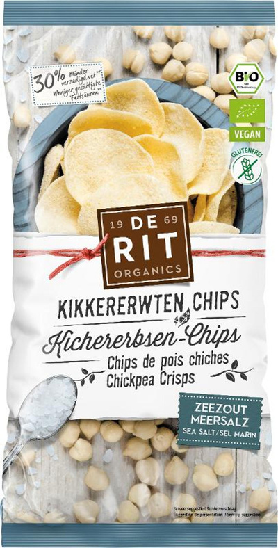Produktfoto zu Kichererbsenchips Meersalz 75 g