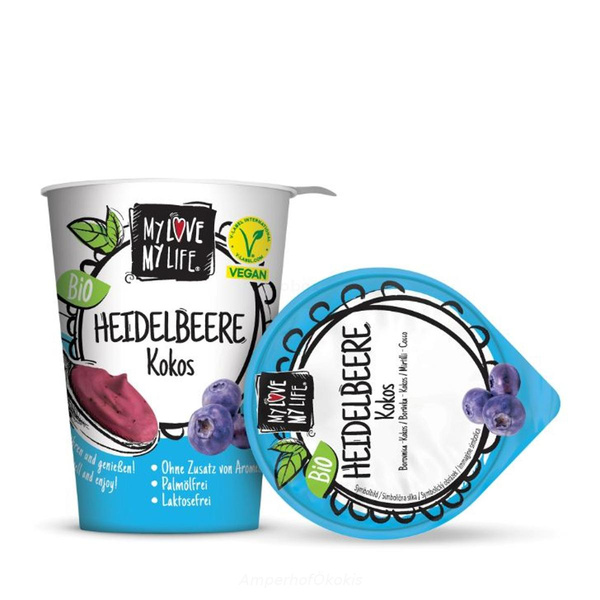 Produktfoto zu Kokoscreme Heidelbeere 180g