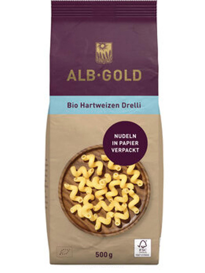 Produktfoto zu Albgold Nudeln Drelli 500 g