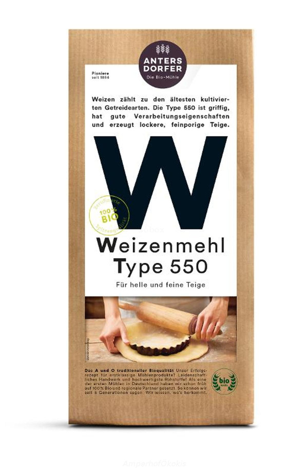 product photo for Weizenmehl Typ 550 1 kg