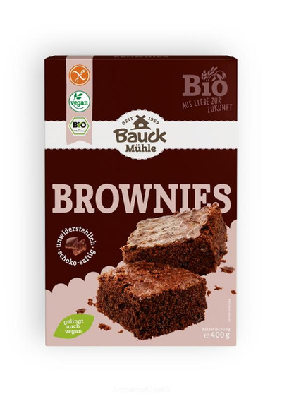 Produktfoto zu Backmischung Brownies glutenfrei 400g