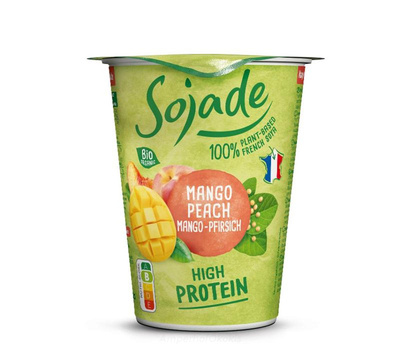 Produktfoto zu Sojade Sojajoghurt Mango Pfirsich 400g