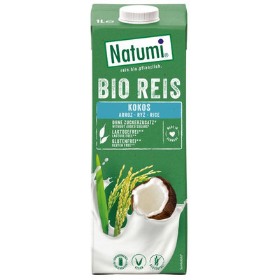 Produktfoto zu Natumi Reis Kokos Drink 1 l