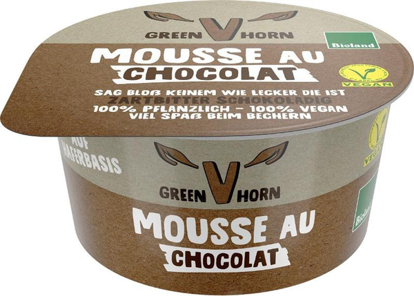 Produktfoto zu Greenhorn vegane Mousse au chocolat 100g