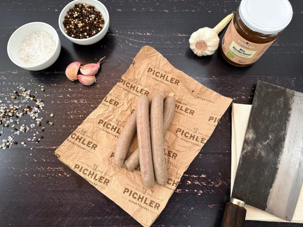 Produktfoto zu Rindsbratwürstchen 4 Stück-Packung 200g