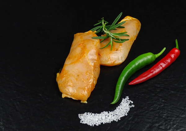 Produktfoto zu Hähnchenbrust Paprika rauchig gewürzt, 1 Stück ca. 260g