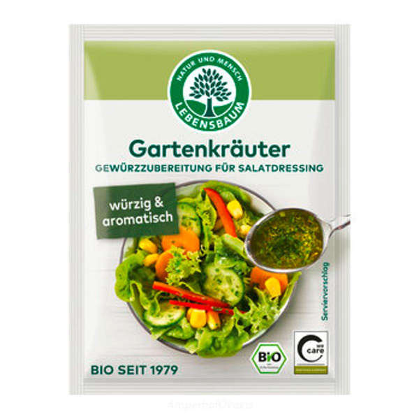 Produktfoto zu Salatdressing Garten Kräuter 3x5 g