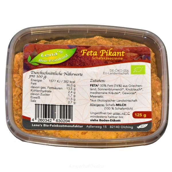 Produktfoto zu Feta pikant ca.125g