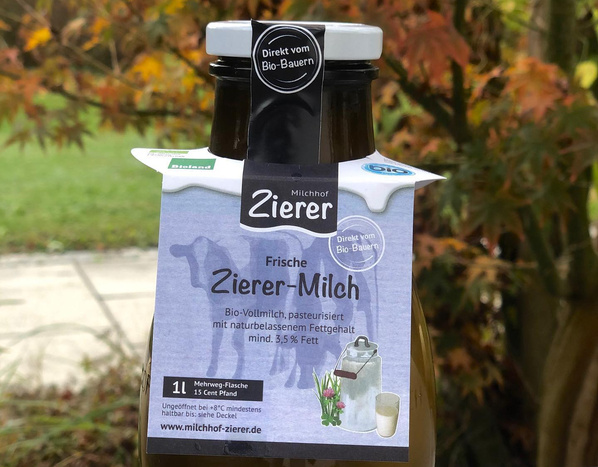 Molkereiprodukte gibt es bei uns auch im Glas