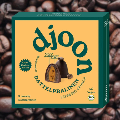 Produktfoto zu Dattelpralinen Espresso Crunch 9 Stück