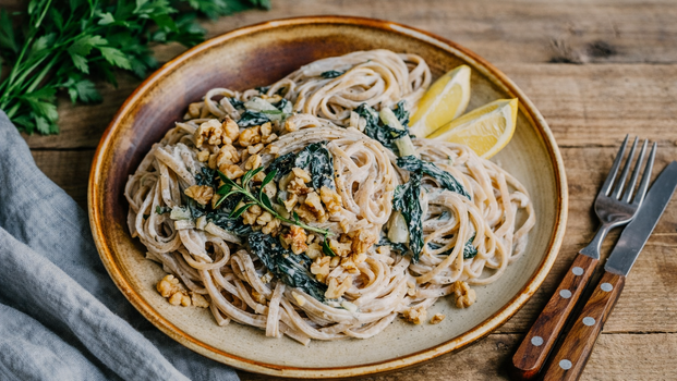 Rezeptbild für Pasta mit Namenia in cremiger Zitronensauce