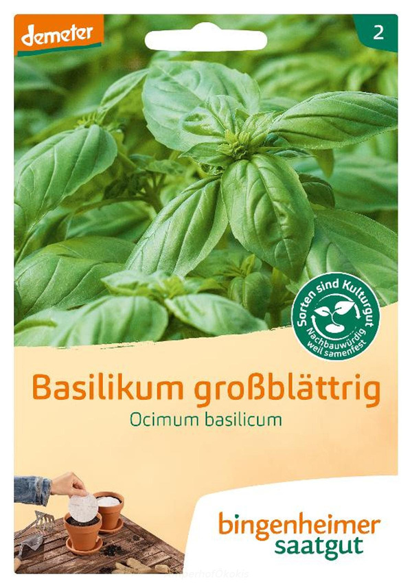 Produktfoto zu Saat: Basilikum Saatscheiben