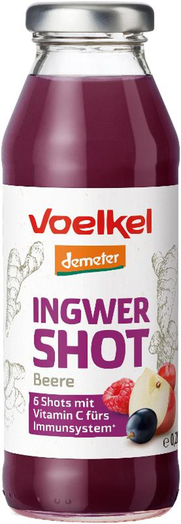 Produktfoto zu Shot Ingwer & Beeren 0,28 l