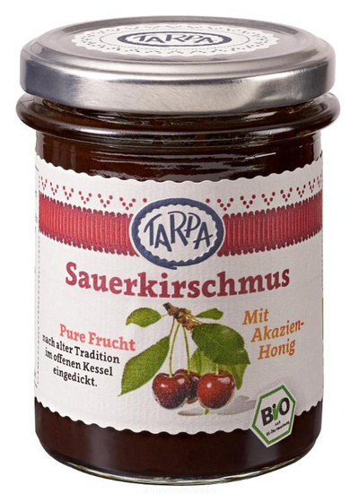 Produktfoto zu Tarpa Sauerkirschmus pur 220 g