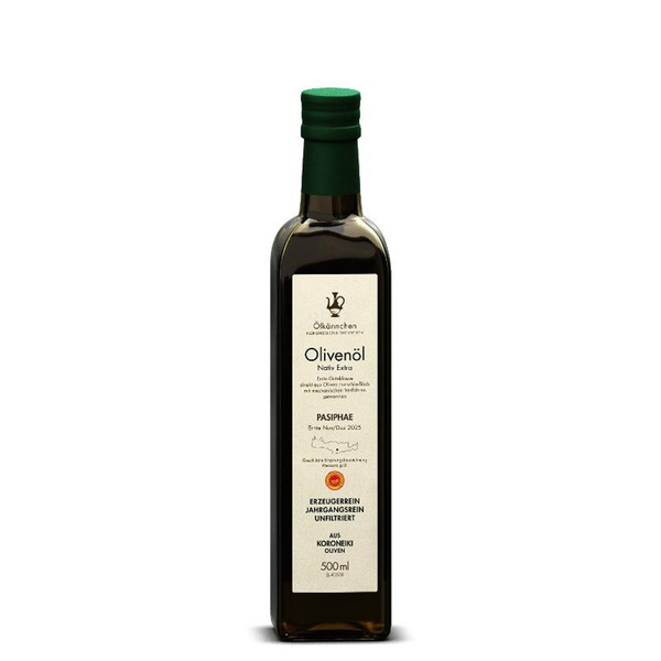Produktfoto zu Olivenöl Pasiphae 0,5 l