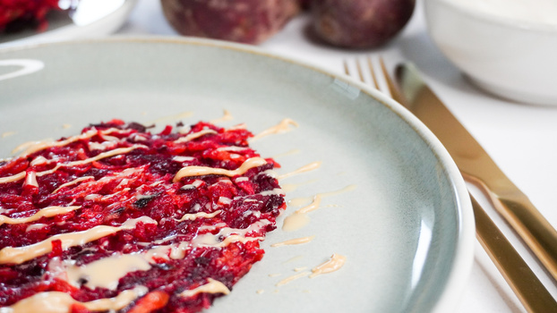 Rezeptbild für Bunte Bete Puffer