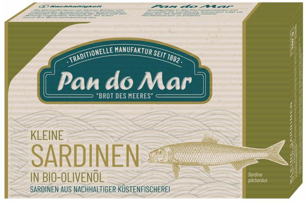 Produktfoto zu Sardinen mit Haut und Gräten 120 g