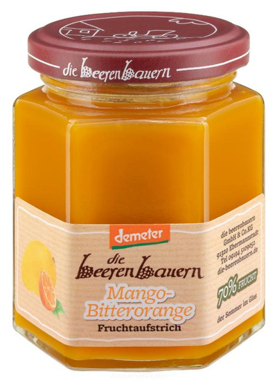 Produktfoto zu Mango Bitterorange Fruchtaufstrich 200 g