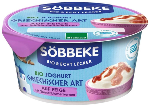Produktfoto zu Joghurt griechische Art auf Feige mit Sonnenblumenkerne 150g