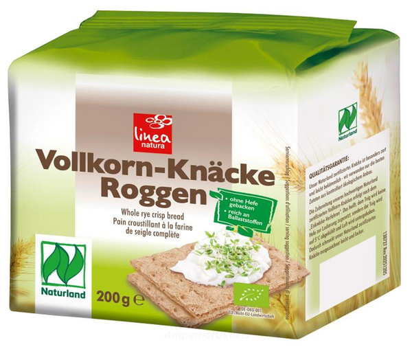 Produktfoto zu Roggen Knäcke Vollkorn 200 g
