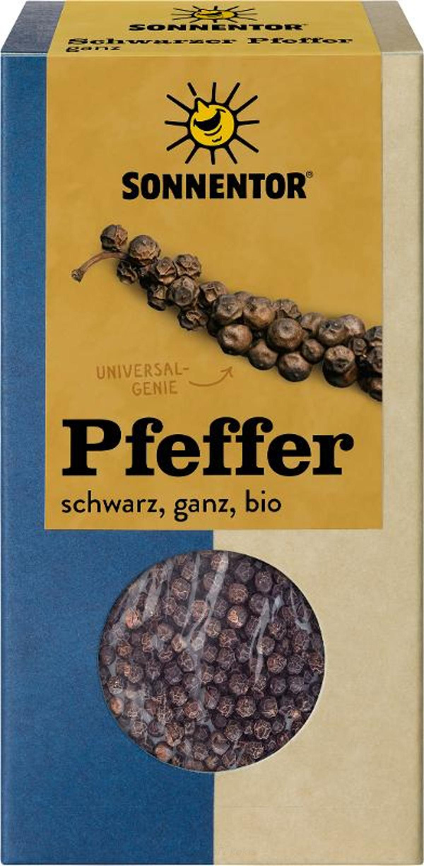 Produktfoto zu Pfeffer schwarz ganz 55 g