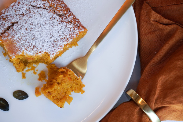 Kürbisblondies