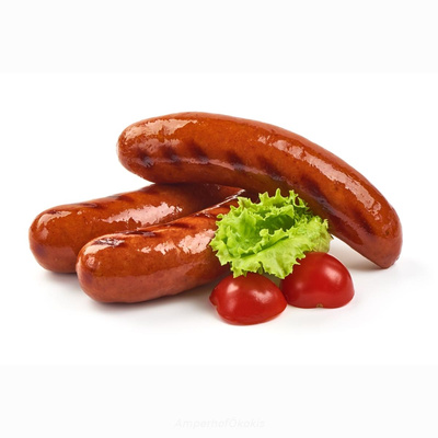 Produktfoto zu Puten-Grillwurst rot, 2 Stück ca. 150g