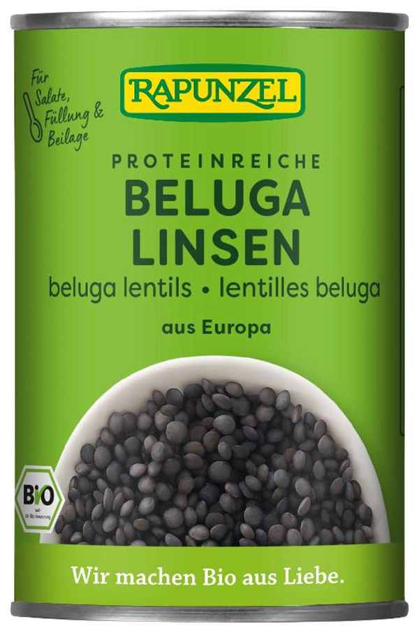 Produktfoto zu Beluga Linsen 400 g