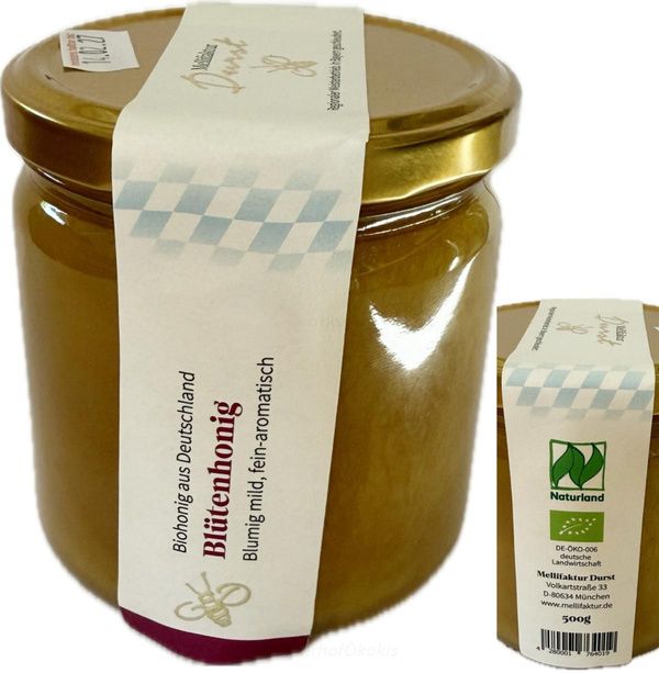 Produktfoto zu Durst Blütenhonig 500 g